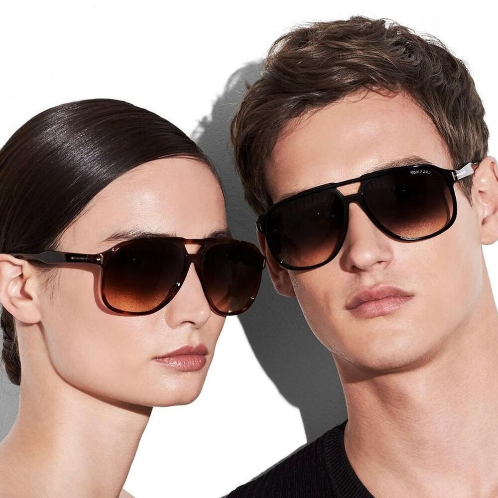 New, TOM FORD Raoul Sunglasses TF753 52K Authentic